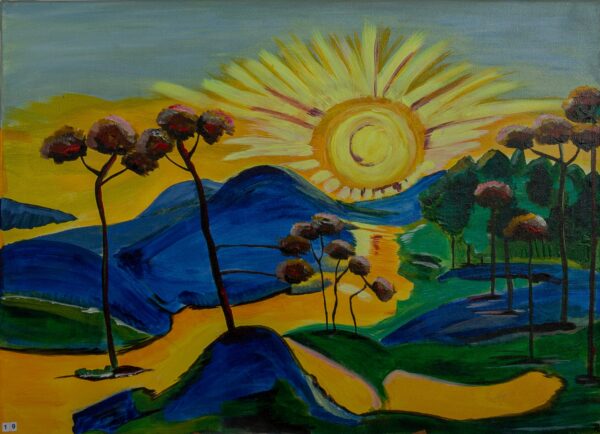 Blaue Berge